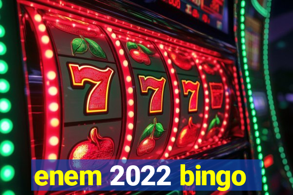 enem 2022 bingo