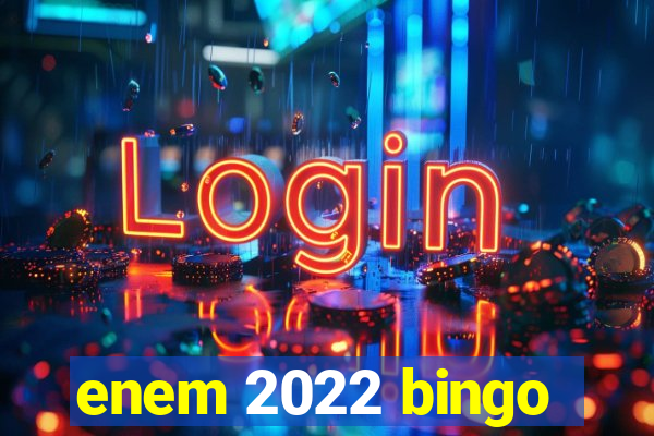 enem 2022 bingo