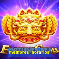 melhores horários para jogar slots