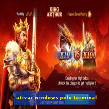 ativar windows pelo terminal