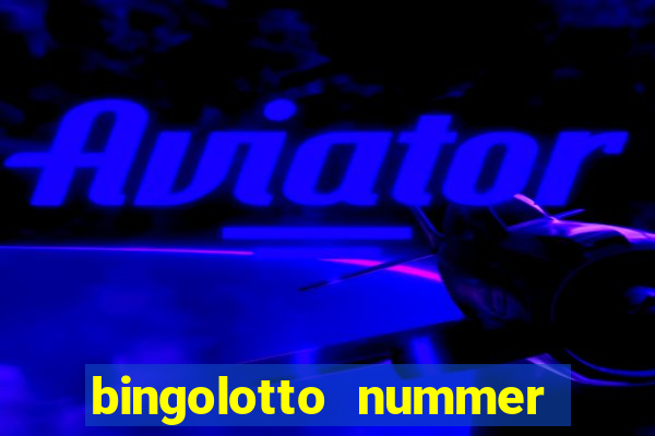 bingolotto nummer ettans bingo