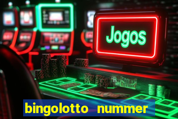 bingolotto nummer ettans bingo