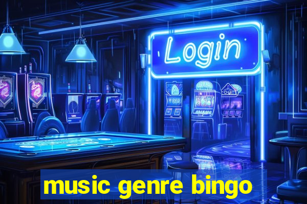 music genre bingo