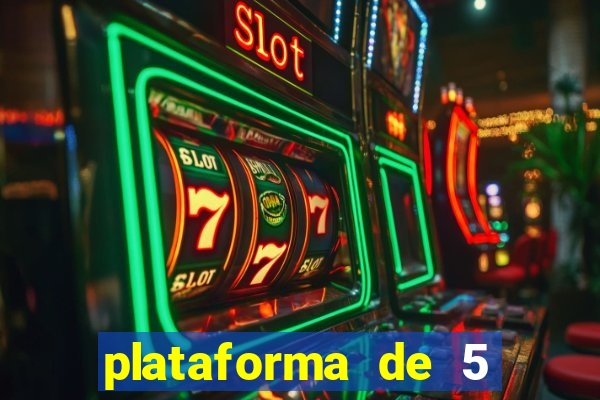 plataforma de 5 reais de b么nus