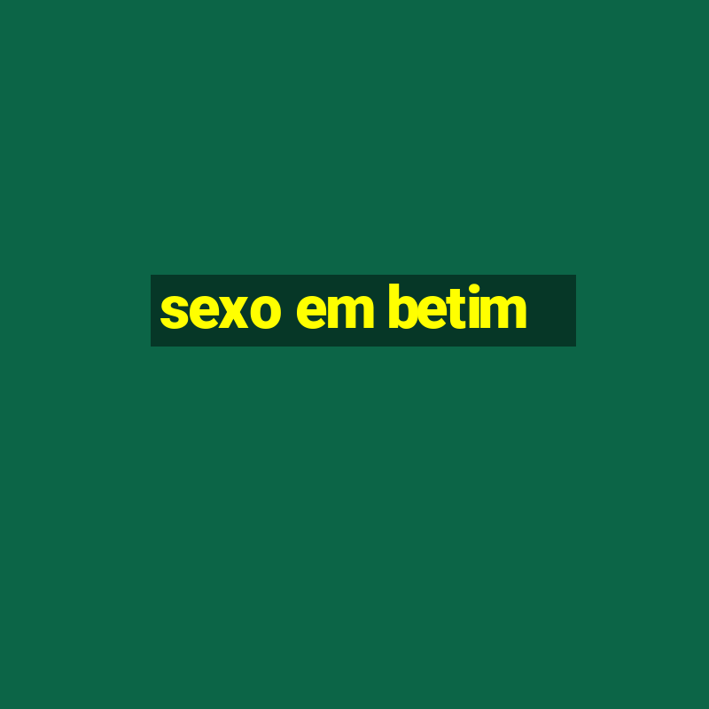 sexo em betim