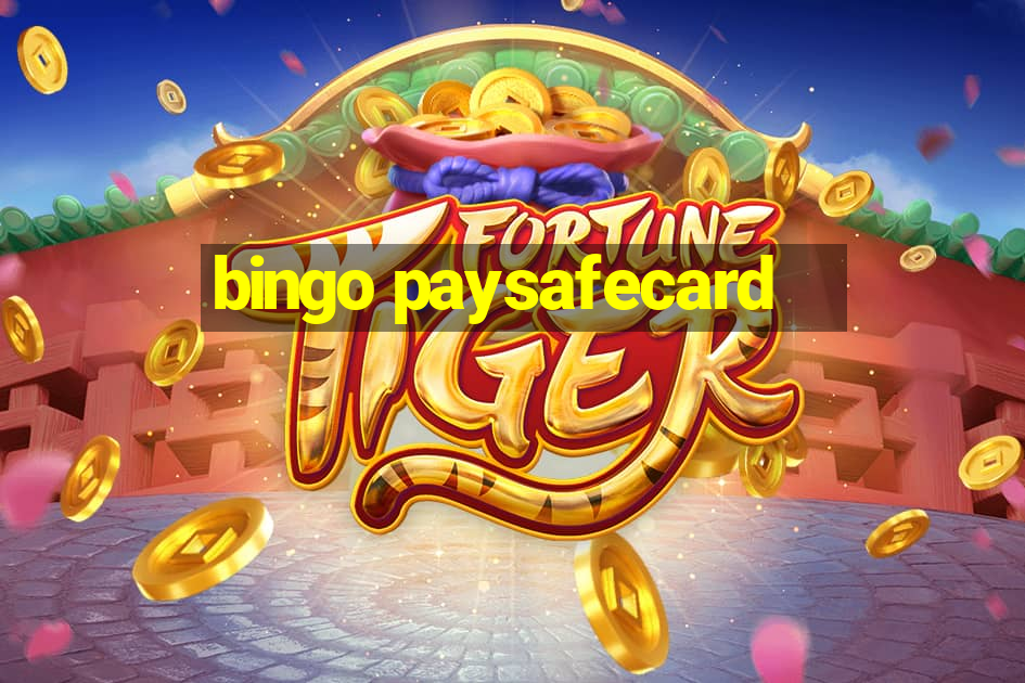 bingo paysafecard