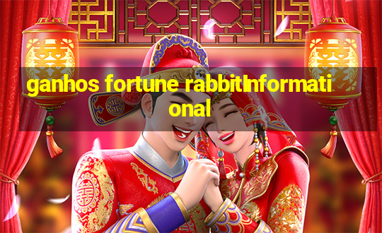 ganhos fortune rabbitInformational