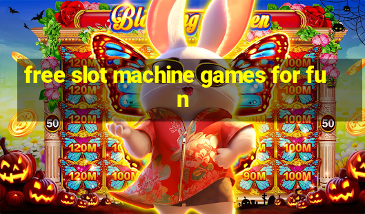 free slot machine games for fun