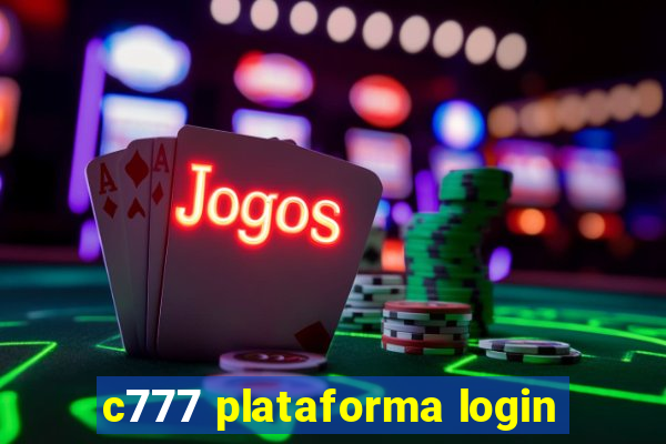 c777 plataforma login