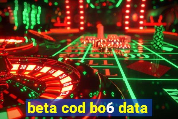 beta cod bo6 data