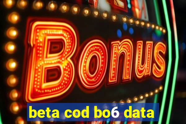 beta cod bo6 data