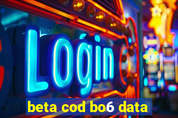 beta cod bo6 data