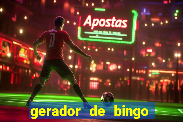 gerador de bingo cha de bebe