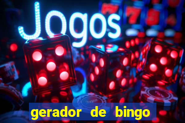 gerador de bingo cha de bebe