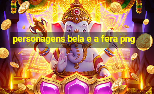 personagens bela e a fera png