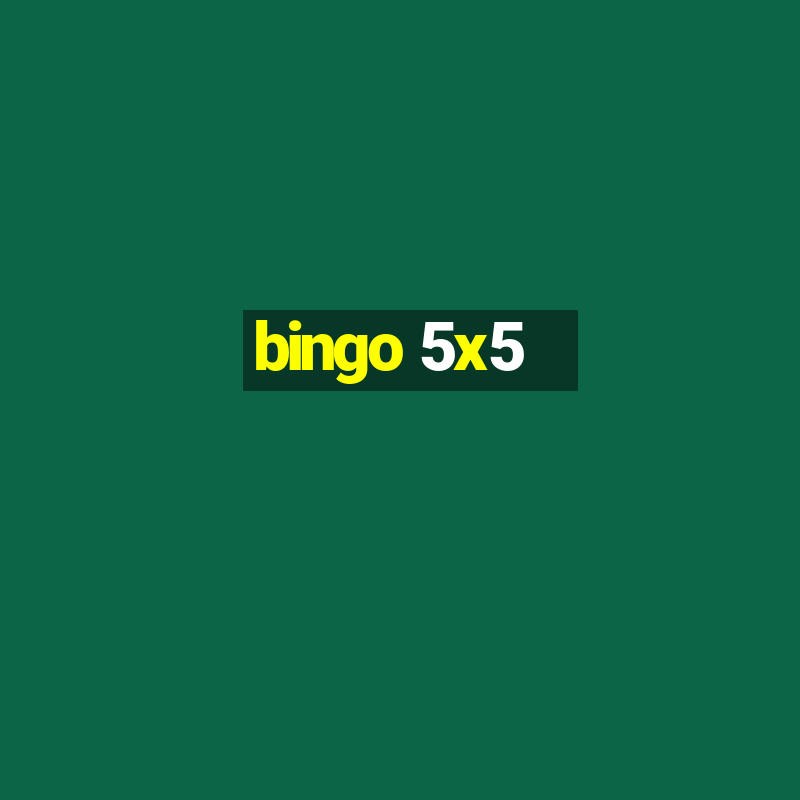 bingo 5x5