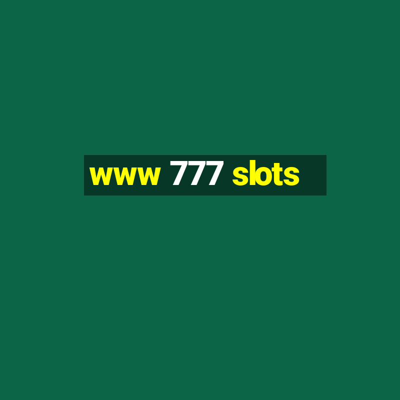 www 777 slots