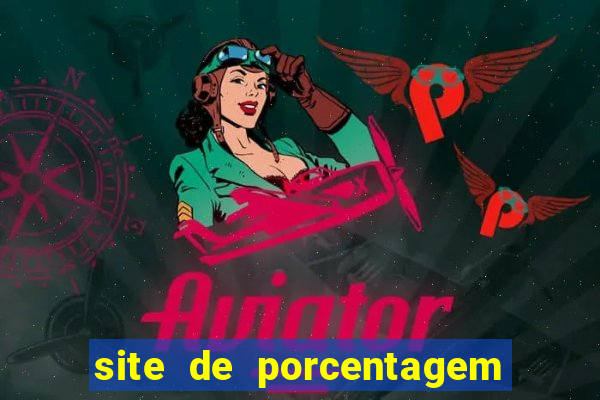 site de porcentagem de slot