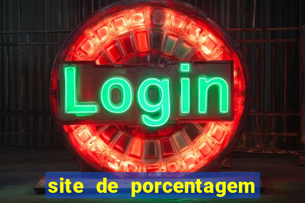 site de porcentagem de slot