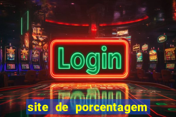 site de porcentagem de slot