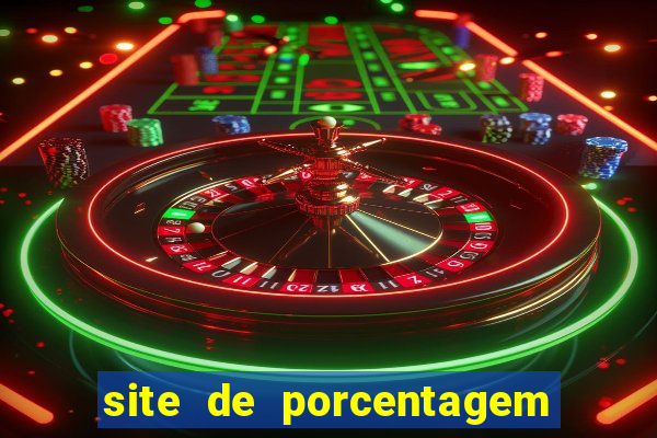 site de porcentagem de slot