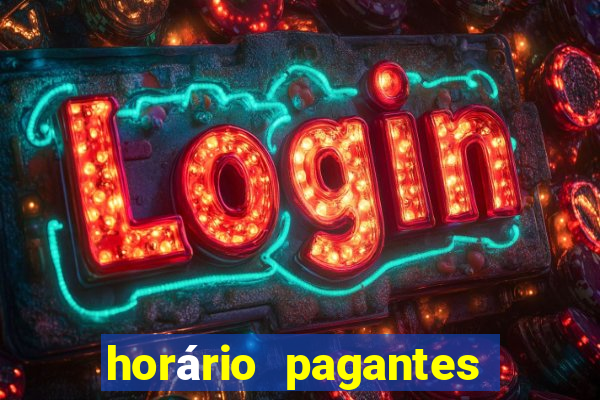 horário pagantes do fortune tiger