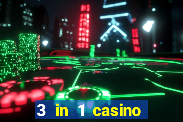 3 in 1 casino game set