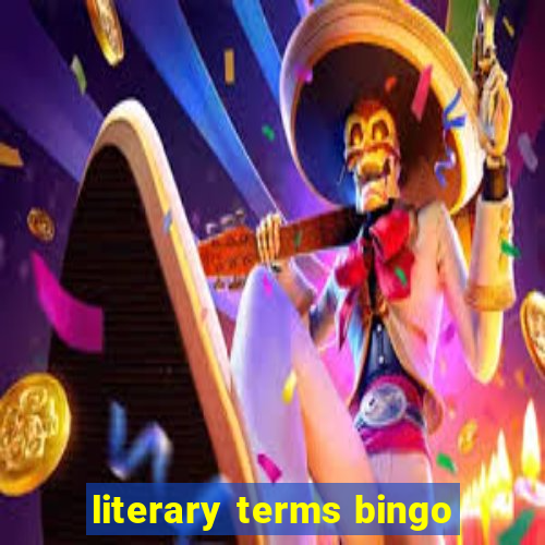 literary terms bingo