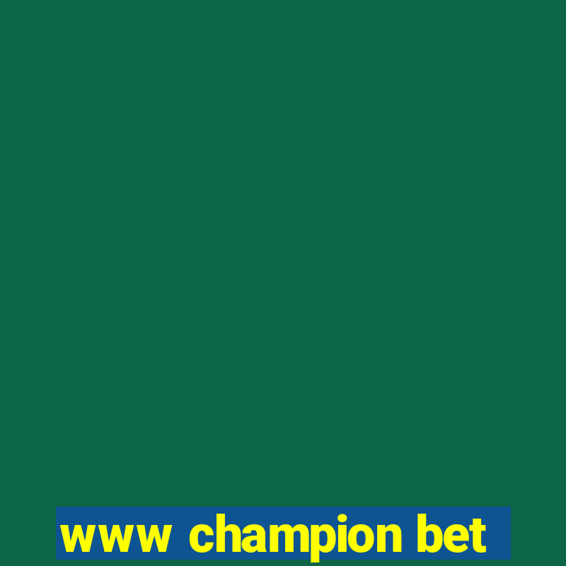 www champion bet