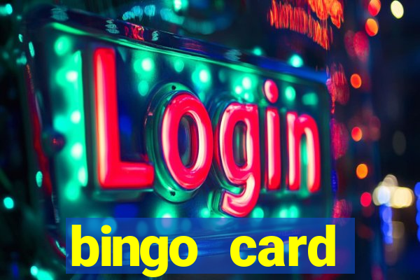 bingo card generator with pictures