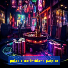 goias x corinthians palpite