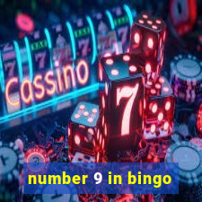 number 9 in bingo