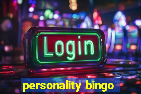 personality bingo