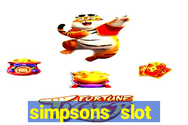 simpsons slot machine locations