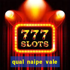 qual naipe vale mais no poker