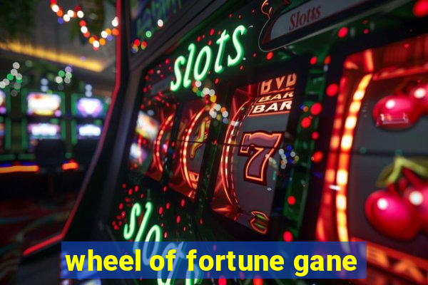 wheel of fortune gane