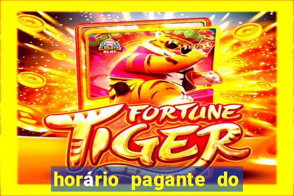 horário pagante do fortune tiger