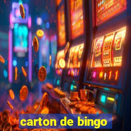 carton de bingo