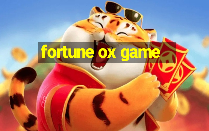 fortune ox game