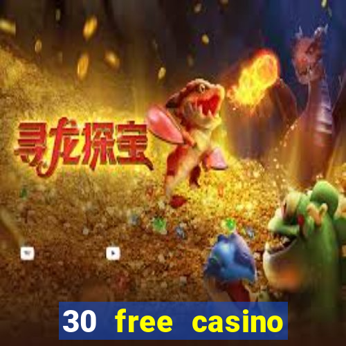 30 free casino bonus no deposit