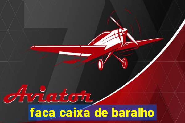 faca caixa de baralho