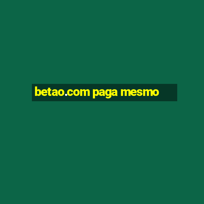 betao.com paga mesmo