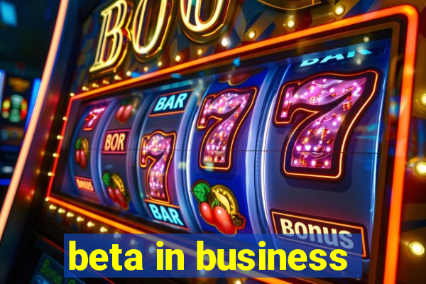 beta in business