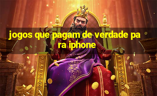 jogos que pagam de verdade para iphone