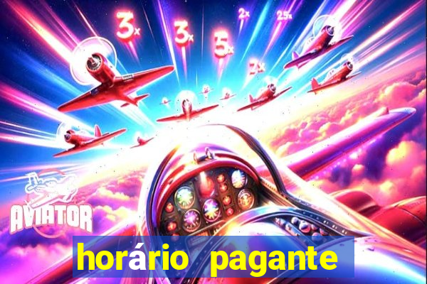 horário pagante fortune mouse