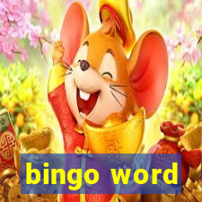 bingo word