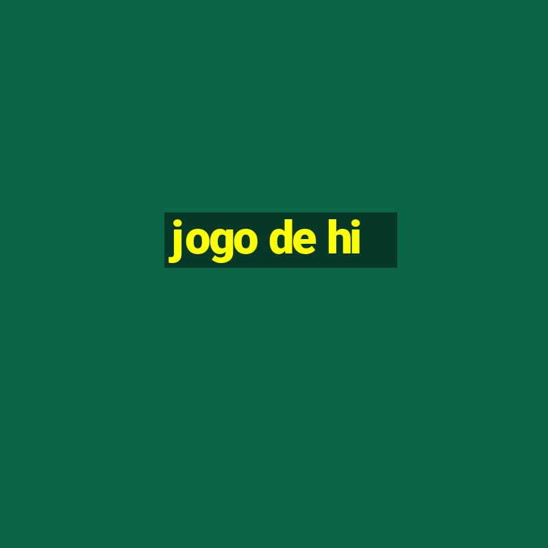 jogo de hi