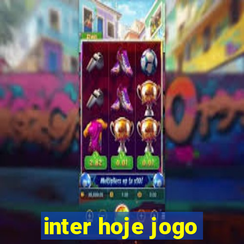 inter hoje jogo