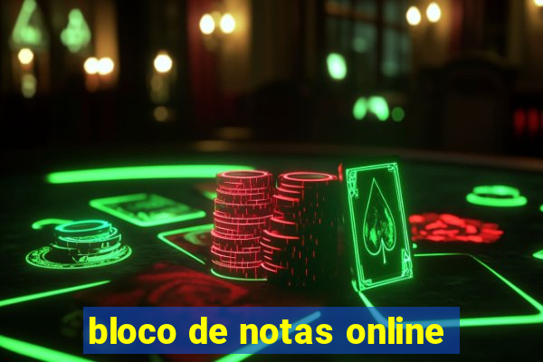 bloco de notas online