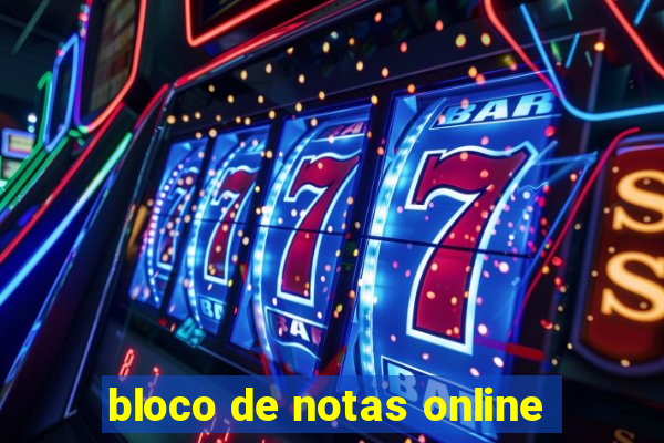 bloco de notas online